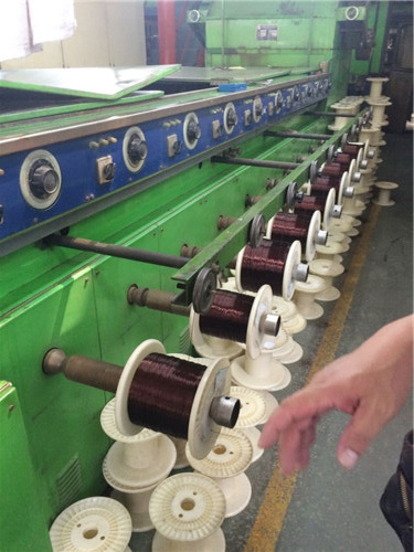 电机漆包线流水线生产